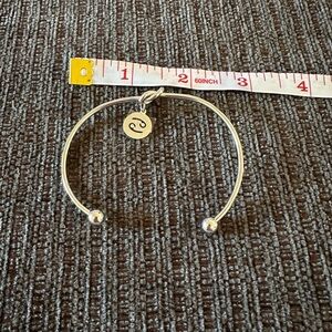 Unbranded silver tone cuff cancer sign charm bracelet